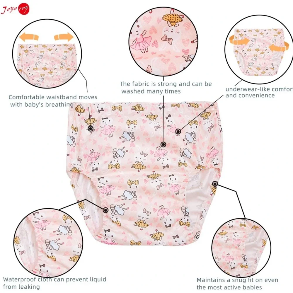 Plastic underwear cover for potty training pants, size 3T